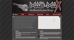 Desktop Screenshot of madmaxmouthpieces.com